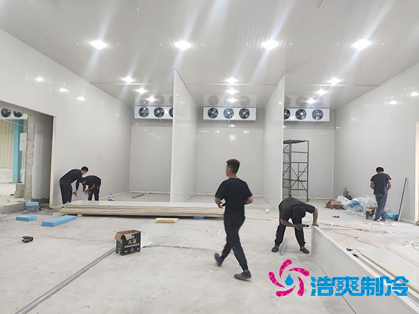5000平米生鮮冷鏈果蔬保鮮冷庫(kù)建造安裝造價(jià)多少錢？-浩爽制冷